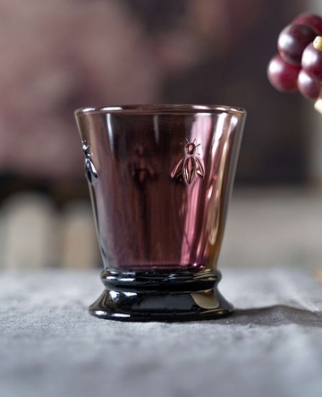 蜜蜂水杯 茄紅
