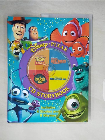 【書寶二手書T7／兒童文學_ZKN】Disney-Pixar Cd Storybook: Finding Nemo/Monster, Inc./a Bug’s Life/Toy Story_Penton Overseas, Inc.