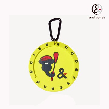 【and per se】男款黃色可愛設計球桿袋名牌 DGV07704