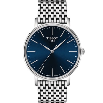 TISSOT EVERYTIME 經典簡約大三針腕錶-T1434101104100/40mm