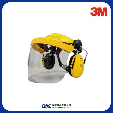 3M G500工作用頭部防護組合 (含面罩、耳罩)【傑群工業補給站】