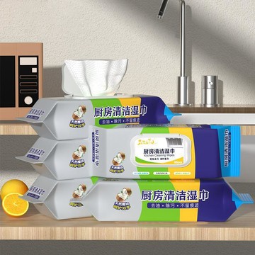 🚀現發直出💎廚房濕巾 廚房濕紙巾 去油污 濕紙巾 廚房 居家清潔 抹布 拋棄式 客廳紙巾 清潔紙巾 紙巾
