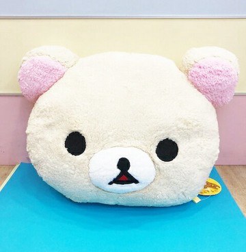 【震撼精品百貨】Rilakkuma San-X 拉拉熊懶懶熊 拉拉熊絨毛造型抱枕-牛奶妹#00674 震撼日式精品百貨