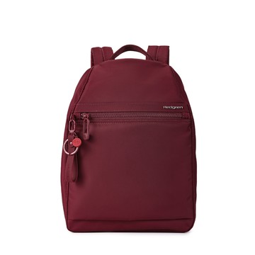 【Hedgren】INNER CITY系列-VOGUE RFID防盜後背包 L-夜幕紅 HIC11L-918-20