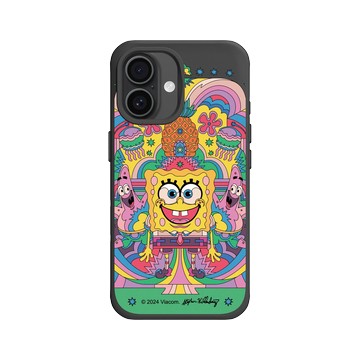 iPhone 16 SolidX 黑 - 海綿寶寶 SpongeBob - 藝術家系列-RAÚL URIAS
