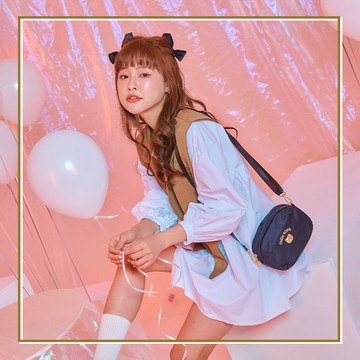 【Hello Kitty】凱蒂美好時光-兩用側背包-黑 KT01U06BK