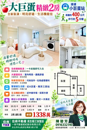 大巨蛋精緻2房｜台北市松山區光復北路