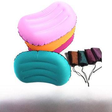 戶外旅游TPU充氣枕便攜吹氣睡枕午睡休閑單人充氣枕頭