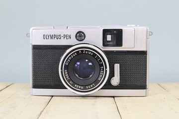 【功能正常品】老式菲林相機 OLYMPUS PEN EED S/N588669 p085