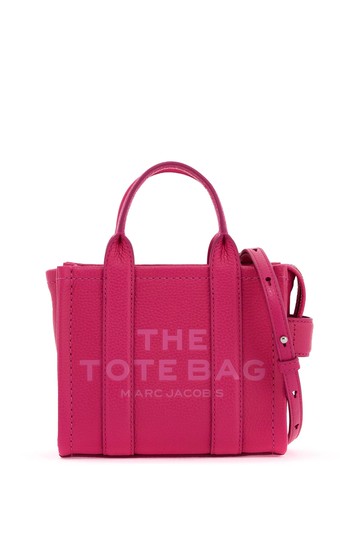 Marc Jacobs the Mini Tote Fuchsia Leather Bag