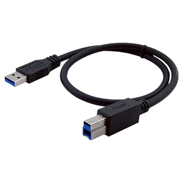 Cable USB3.0傳輸線 專業級 180cm 強效抗干擾多重編織遮蔽結構  黑色  1條