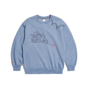 EDWIN｜男裝｜騎士潮流寬版長袖T恤