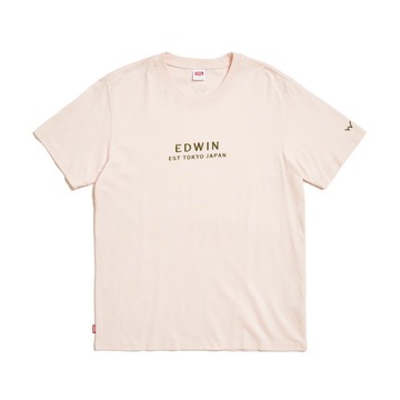 EDWIN｜男裝｜簡約刺繡印花短袖T恤