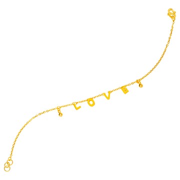 Jove gold JoveGold 愛的魔咒黃金手鍊