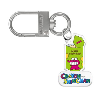【正版授權】蠟筆小新鱷魚阿山鑰匙圈