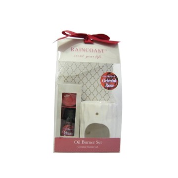 現貨 精油燈 香氛燈 香薰燈 薰香燈 套組 東方玫瑰 禮物 送禮 日本直運