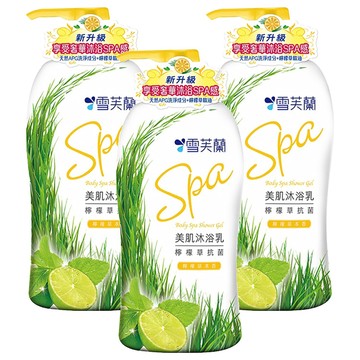 雪芙蘭 美肌SPA沐浴乳 檸檬草抗菌  1kg  3件
