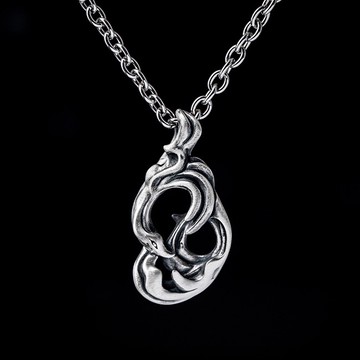 【JK銀飾】幻炎．不死鳥／925純銀-吊墜