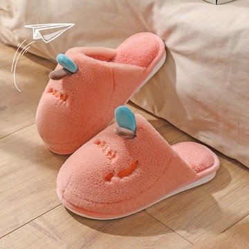 棉拖鞋女士秋冬季家居情侶家居室內可愛卡通毛毛絨軟底厚底棉鞋男