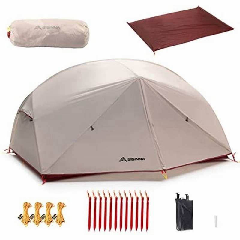 BISINNA テント 2人用 軽量 ツーリング テント 登山 キャンプ アウトドア用 防災 自立式 二重層 大空間 1ルーム 耐水圧300 通販 LINEポイント最大GET | LINEショッピング BISINNA テント 2人用 軽量 ツーリング テント 登山 キャンプ アウトドア用 防災 自立式 二重層 大空間 1ルーム 耐水圧300 通販 LINEポイント最大GET | LINEショッピング
