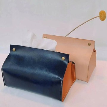 VOIR 雙釦撞色面紙盒
