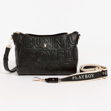 PLAYBOY - 斜背包  Superb系列 - 黑色