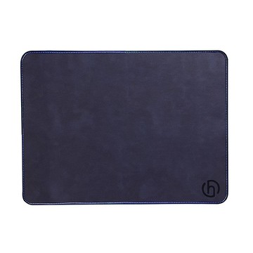 Classic 經典皮革鼠墊/MINI桌墊 - 藍 (40x30cm)