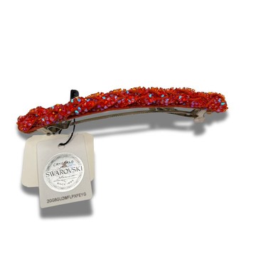 COMPLEX BIZ 彈簧夾系列 紅水晶