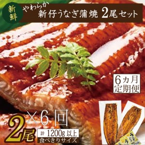 AD-111　やわらか新仔うなぎ食べ切りサイズ100～120g　2尾×6　計1200ｇ以上