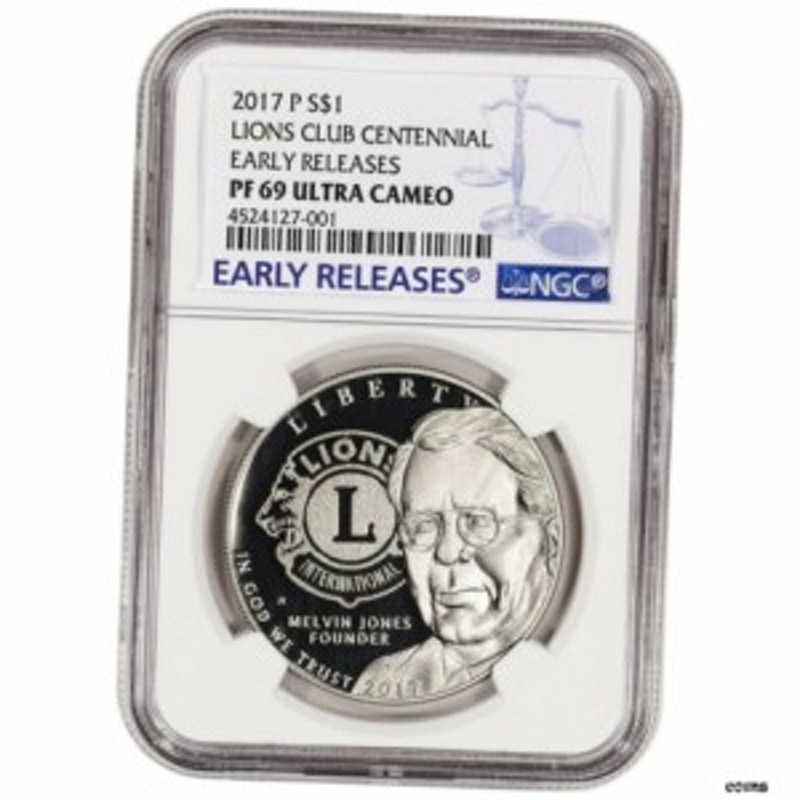 品質保証書付】 アンティークコイン NGC PCGS 2017-P US ライオンズ