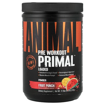 Animal, Primal 鍛鍊前粉，混合水果味，17.9 盎司（507.5 克）