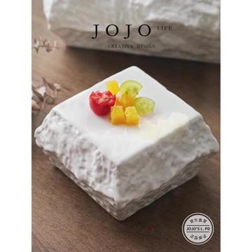 JOJO'S L. PD.Wind.日式不規則石形盤子菜盤酒店餐廳餐盤 | 縣風