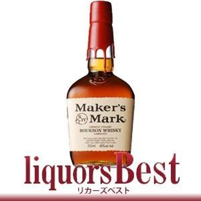 ポイント3倍！ウイスキー メーカーズマーク レッドトップ 45度 700ml ...