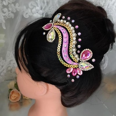 社交ダンス 競技ダンス ヘアアクセサリー 髪飾り ヘア飾り