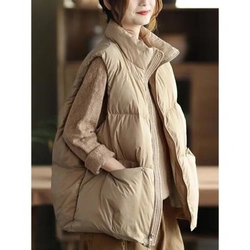 羽絨棉服馬甲女春秋季韓版時尚潮流外穿上衣新款休閑坎肩馬夾背心