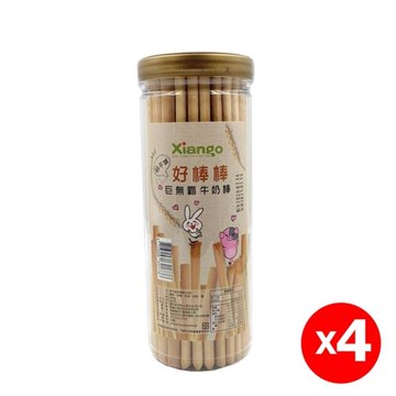 【匠菓子】巨無霸香濃酥脆牛奶棒-牛奶口味(360g/罐)*4罐組