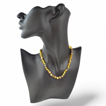 兒童琥珀項鍊 34 公分長 HH12