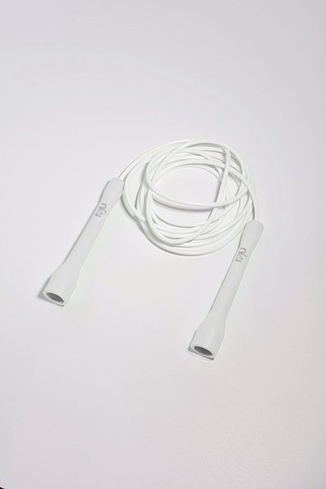 【J3S】跳繩 速度繩 3米 (短柄-星光白)