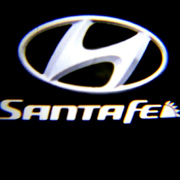 北京現代汽車裝飾氛圍燈全新勝達迎賓燈投影鐳射改裝車門燈 雙11全館免運