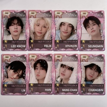 ⭐韓國代購正版⭐straykids 5‘clock游戲卡 FM粉框游戲卡同款小卡SKZ李龍馥黃鉉辰