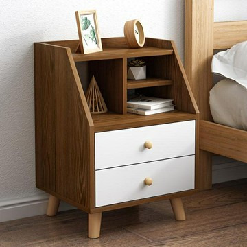 床頭櫃 北歐床頭櫃置物架臥室床邊小櫃子儲物櫃簡易收納櫃簡約現代經濟型