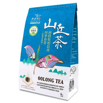 阿華師 三角立體茶包-山丘袋裝6g*6入(南投松柏長青四季春茶(比賽茶風味)) [大買家]