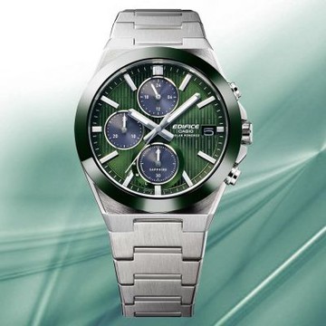 CASIO 卡西歐 EDIFICE 陶瓷錶圈 太陽能 碼錶計時 手錶 男錶 EFS-S650D-3A