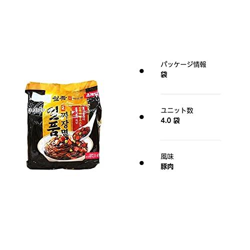 八道 パルド 一品ジャージャー麺 一品チャジャン麺 ４袋入り