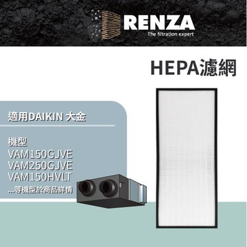 適用 Daikin 大金 VAM150GJVE VAM250GJVE VAM150HVLT PM2.5空氣過濾箱 全熱交換器 HEPA濾網 濾芯 濾心