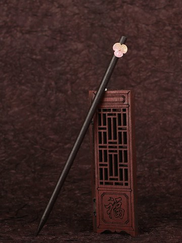 發簪簪子簡約古風漢服盤發木簪現代女日常挽發木質黑檀木兒童復古