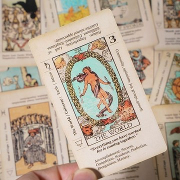 🔥臺灣出貨🔥10.3*6cm 78張卡牌 meaning tarot塔卡牌桌遊紙牌遊戲
