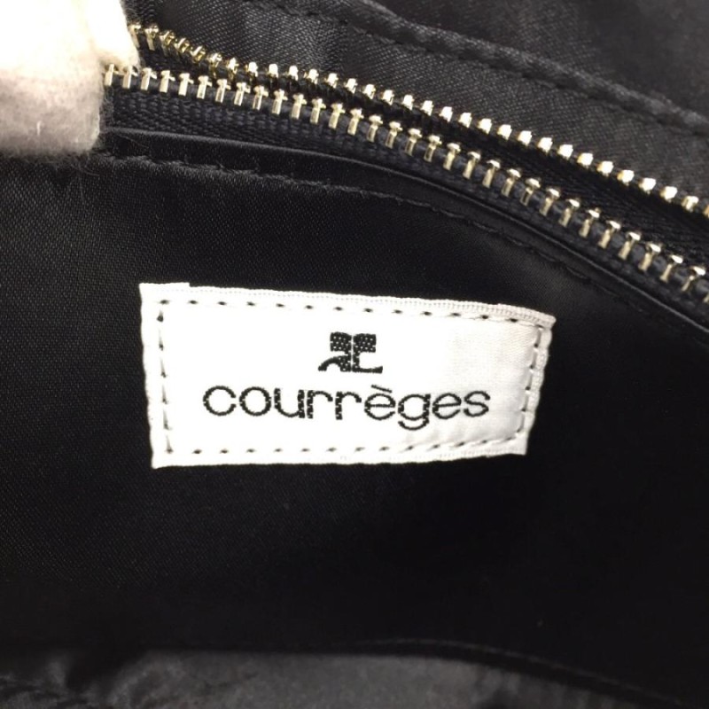 courreges クレージュ ミニバッグ ミニワンショルダーバッグ ブラック 