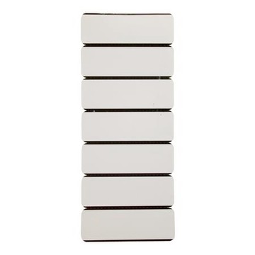 圓角虛刀(黃)背面黑脈貨架卡8x2.8cmx1000張/卷