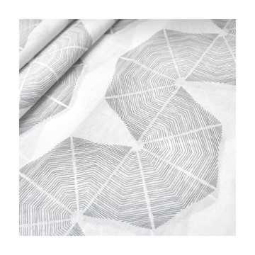 HOME 【 Desyne】台灣製手工水波粼紋半透光紗簾窗簾半窗單片145x165